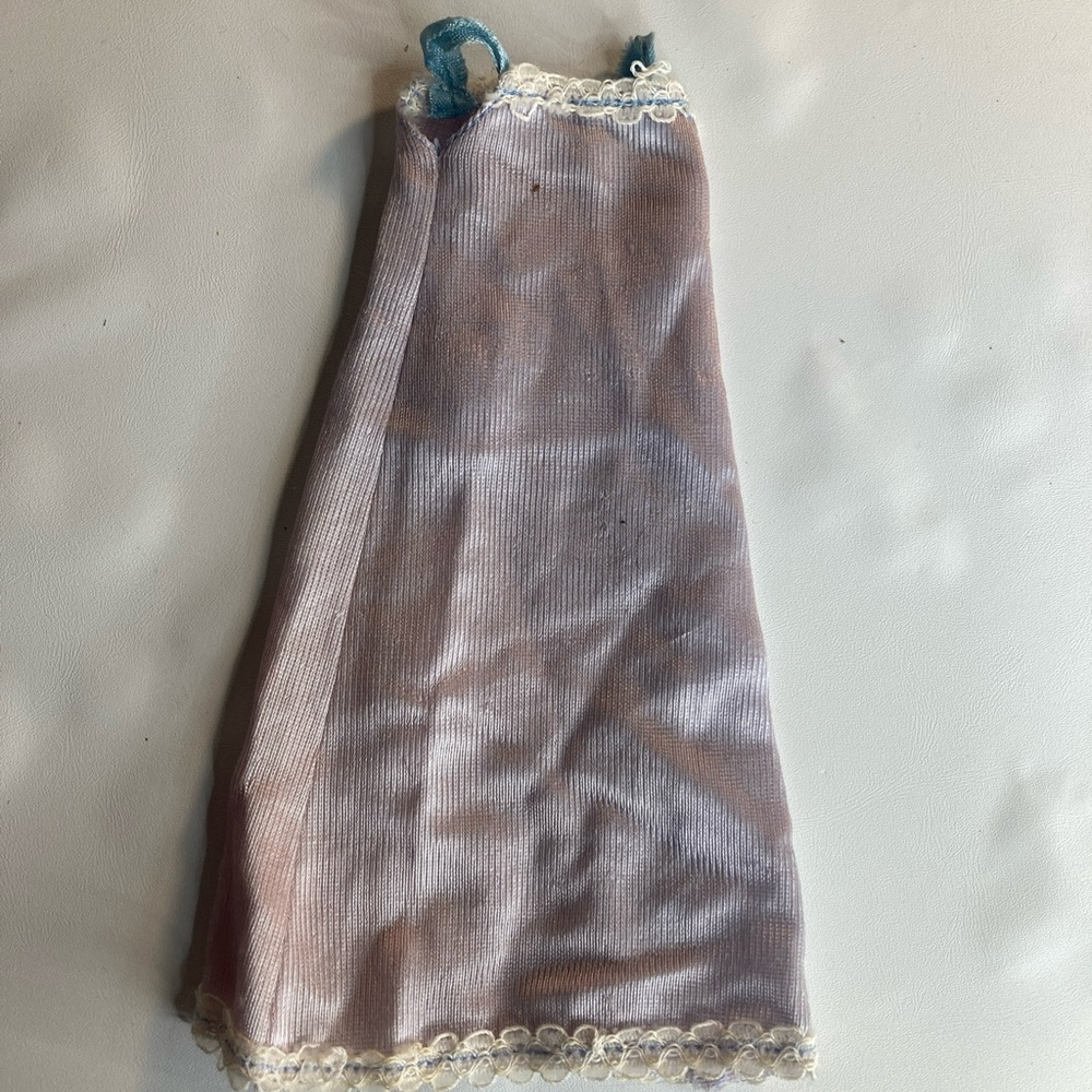 Barbie Fashion Doll Vintage Night Gown Lavender Sheer Nylon